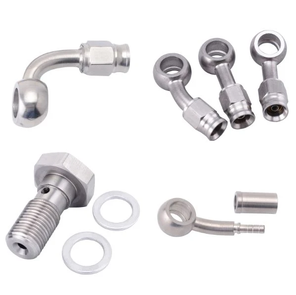 Types of Hydraulic hose for brake line banjo fittings connection