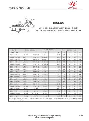 Метрический переходник ORR BSPP E45